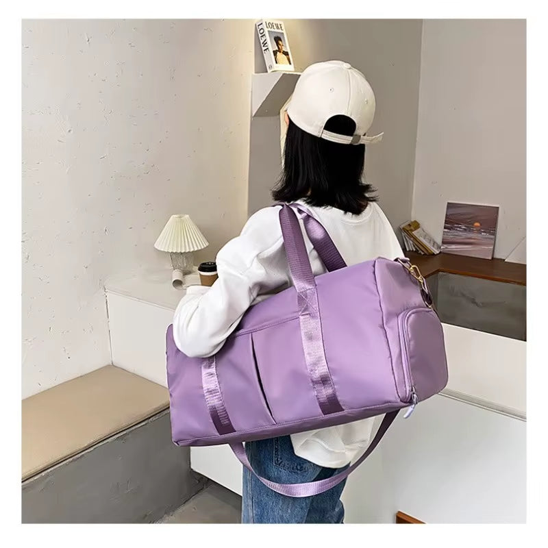 Gym Bag with Shoes Compartment