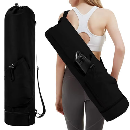 Yoga Mat Carrier with Water Bottle Compartment