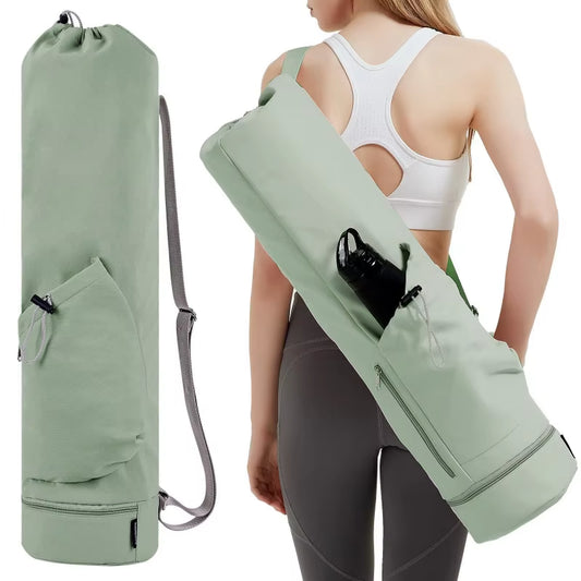 Yoga Mat Carrier with Water Bottle Compartment