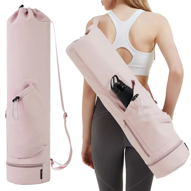Yoga Mat Carrier with Water Bottle Compartment