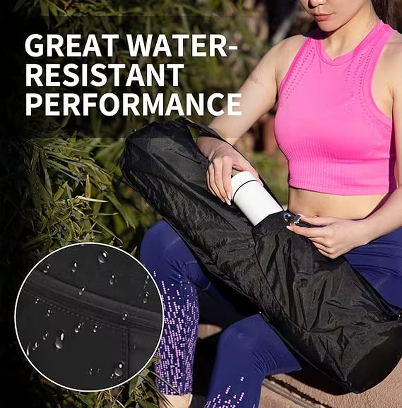 Yoga Mat Carrier with Water Bottle Compartment